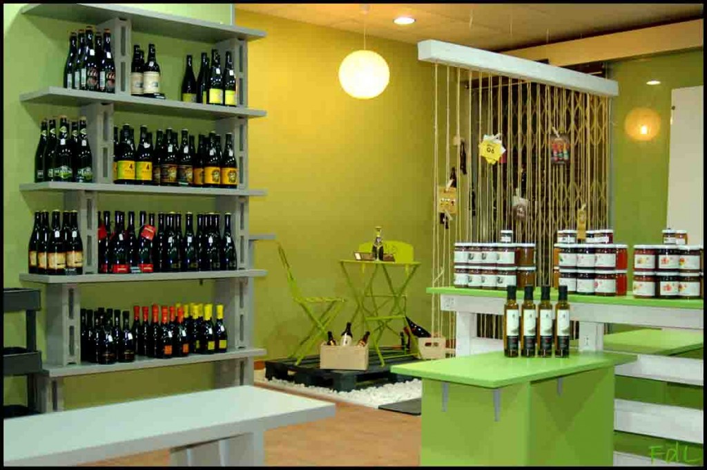 Visión de una de las partes de la tienda